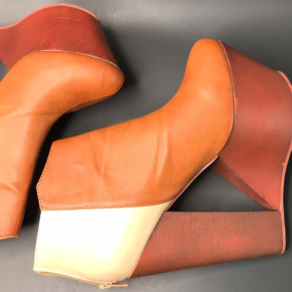 Modern Aesthetic Platform Shoes Ankle Booties - Picture 7 of 14